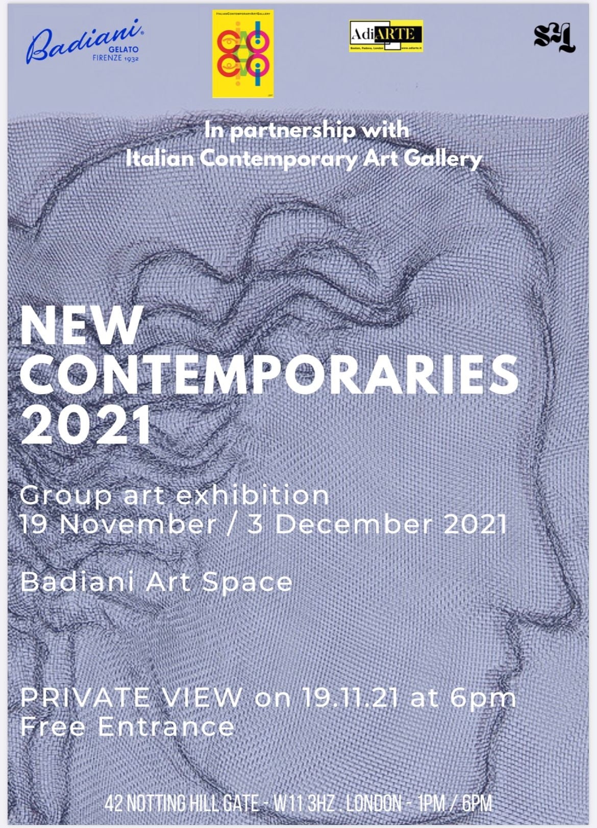 NEWS CONTEMPORARIES 2021 - ITALIAN CONTEMPORARY ART - Badiani Art Space - Londra - Anno 2021